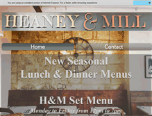 Tablet Screenshot of heaneyandmill.com